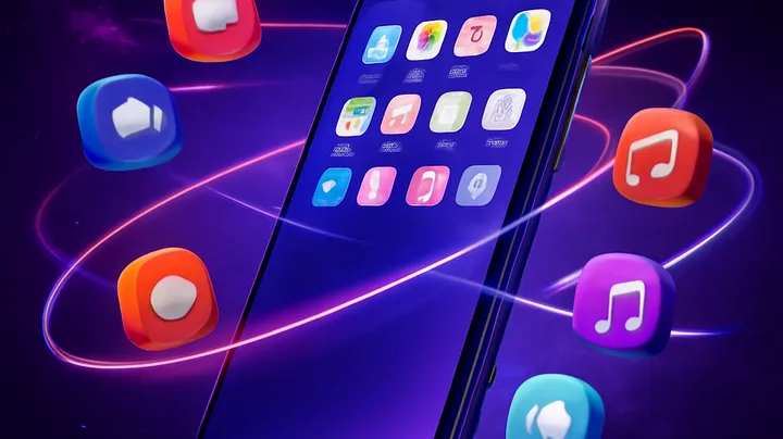 MRJILI COM - Sleek smartphone floating in space MRJILI COM Sleek smartphone floating in space